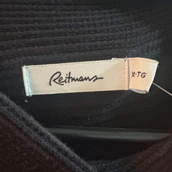 Black Ribbed Sweater - Picture 3 of 4